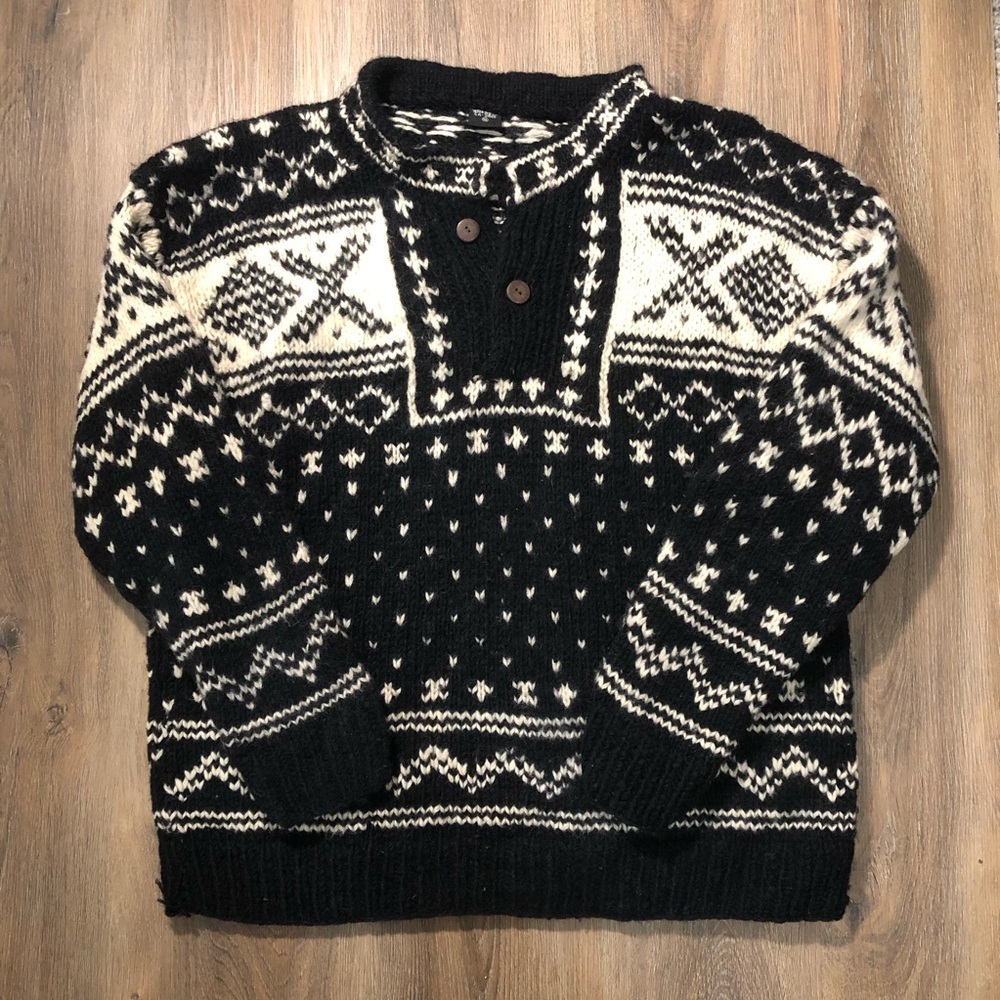 Vintage 100% Wool Made In Nepal Sweater